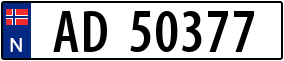 Truck License Plate